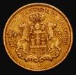 London Coins : A176 : Lot 912 : German States - Hamburg Five Marks Gold 1877J KM#605 NVF/VF a scarce one-year type