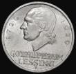 London Coins : A176 : Lot 920 : Germany - Weimar Republic Five Reichsmarks 1929F 200th Anniversary of the Birth of Gotthold Lessing ...