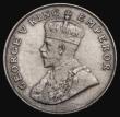 London Coins : A176 : Lot 931 : India Eight Annas 1920 Bombay Mint, KM#520, GVF/VF lightly toned, Very Rare