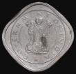 London Coins : A176 : Lot 943 : India Two Annas 1955 Bombay Mint KM#4.2 in an NGS India (Numismatic Guarantee Service of India) hold...