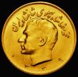 London Coins : A176 : Lot 948 : Iran Five Pahlavi Gold SH1339 (1960) KM#1364 NEF and lustrous, an impressive large gold issue with a...