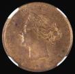 London Coins : A176 : Lot 986 : Jersey 1/24th Shilling 1894 S.7007 in an NGC holder and graded MS63 RB