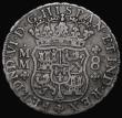 London Coins : A176 : Lot 995 : Mexico Eight Reales 1757 Mo MM KM#104.2 Fine with old grey tone