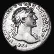 London Coins : A177 : Lot 1169 : Ancient Rome Denarius Trajan (103-111AD) Obverse : Laureate Head right IMP TRAIANO AVG PM TR P, Reve...