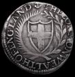 London Coins : A177 : Lot 1298 : Shilling 1658 Commonwealth, No Stop after ENGLAND, ESC 998A, Bull 165, mintmark Anchor, 5.78 grammes...