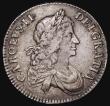 London Coins : A177 : Lot 1377 : Crown 1671 VICESIMO TERTIO Second Bust variety, ESC 42, Bull 382 Good Fine or better, nicely toned w...