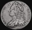 London Coins : A177 : Lot 1403 : Crown 1743 Roses, DECIMO SEPTIMO edge ESC 124, Bull 1667 Fine/Good Fine