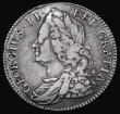 London Coins : A177 : Lot 1720 : Halfcrown 1743 Roses ESC 603A, Bull 1684 Fine