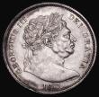 London Coins : A177 : Lot 1726 : Halfcrown 1817 Bull Head ESC 616, Bull 2090 UNC the reverse with a little uneven tone, overall a ver...