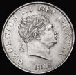 London Coins : A177 : Lot 1727 : Halfcrown 1818 ESC 621, Bull 2096 NEF with touches of golden tone