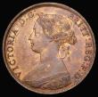 London Coins : A177 : Lot 1785 : Halfpenny 1861 Freeman 282 dies 7+G AU/GEF the obverse with traces of lustre, the reverse with good ...