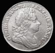 London Coins : A177 : Lot 1886 : Shilling 1723 SSC First Bust ESC 1176, Bull 1586 VF in an LCGS holder and graded LCGS 45