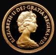 London Coins : A177 : Lot 2170 : Sovereign 1980 S.SC1 Gold Proof FDC or near so with a hint of toning, with London Mint Office certif...