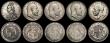 London Coins : A177 : Lot 2315 : Halfcrowns (5) 1888 ESC 721, Bull 2773 Bright NEF, 1907 ESC 752, Bull 3573 VF, 1908 ESC 753, Bull 35...