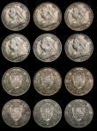 London Coins : A177 : Lot 2317 : Halfcrowns (6) 1893, 1894, 1896, 1897 (2), 1900 Fine to Good Fine