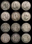 London Coins : A177 : Lot 2318 : Halfcrowns (6) 1902 Matt Proof ESC 747, Bull 3568 GEF cleaned, 1907 ESC 752, Bull 3573 Good Fine/Abo...
