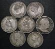 London Coins : A177 : Lot 2320 : Halfcrowns and Florins (7) comprising Halfcrown 1817 Bull Head Fair, Florins (6) 1849 ESC 802, Bull ...
