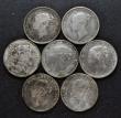 London Coins : A177 : Lot 2421 : Sixpences (7) 1871 ESC 1723, Bull 3223, Davies 1077, Die Number 6, GVF/VF, 1872 ESC 1726, Bull 3226,...
