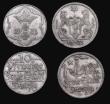 London Coins : A177 : Lot 2460 : Danzig 1923 (3) 10 Pfennig, 1 Gulden, 2 Gulden toned VF-EF the 2 Gulden with some light (probably re...