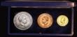 London Coins : A177 : Lot 718 : Trebizond Proof Set 1955 Fantasy Coinage a 3-coin set comprising 20 Francs 1955 Gold Proof X#3, Five...