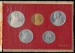 London Coins : A177 : Lot 728 : Vatican Mint Set 1950  a 5-coin set comprising 100 Lire Gold KM#48, 10 Lire KM#47, 5 Lire KM#46, 2 L...
