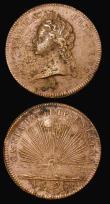 London Coins : A177 : Lot 823 : Treaty of Ryswick 1697 Fortunes of Prince James 1697 (2) 25mm diameter in bronze by N. Roettier Eime...
