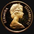 London Coins : A177 : Lot 893 : Bermuda Twenty Dollars Gold 1970 Reverse: Cahow in flight KM#21 Proof FDC
