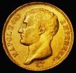 London Coins : A177 : Lot 929 : France 40 Francs Gold 1807W Lille Mint, Large Bare Head of Napoleon, KM#A688.5 GVF/NEF with some hai...