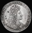 London Coins : A177 : Lot 946 : German States - Brandenburg-Ansbach 2/3 Thaler 1693 ICS, Magdeburg Mint KM#557 Fine, the obverse wit...