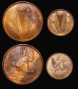London Coins : A177 : Lot 981 : Ireland (3) Ten Pence Bank Token 1813 S.6618 Good Fine with attractive toning, Penny 1928 Proof S.66...