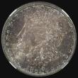 London Coins : A178 : Lot 1218 : USA Morgan Dollar 1881 beautifully toned and Choice Unc graded MS66 by NGC
