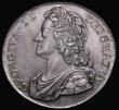 London Coins : A178 : Lot 1257 : Crown 1741 Roses ESC 123 about as struck with an even pleasing tone rare and desirable thus