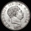 London Coins : A178 : Lot 1520 : Halfcrown 1817 Small Head ESC 618, Bull 2096 UNC with practically full lustre, the obverse with a fe...