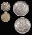 London Coins : A178 : Lot 1675 : Sixpence 1887 JH Revised ESC 1754 CGS 70, Halfcrown 1937 ESC 786 CGS 78, Halfpenny 1965 CGS 82
