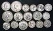 London Coins : A178 : Lot 1966 : Florins to Maundy Fourpence (17) comprising Florins (2) 1937 GEF/AU and lustrous, 1947 UNC, Shilling...