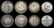 London Coins : A178 : Lot 1986 : Halfcrowns to Shillings (7) comprising Halfcrowns (2) 1890 GVF with grey tone, 1900 VF/GVF, Florins ...