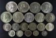 London Coins : A178 : Lot 1989 : Halfcrowns to Threepences (20) Halfcrowns (6) 1918 ESC 765, Bull 3717, Davies 1668 dies 1A EF/GEF an...