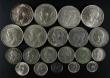 London Coins : A178 : Lot 1990 : Halfcrowns to Threepences (20) Halfcrowns (6) 1918 ESC 765, Bull 3717, Davies 1668 dies 1A GVF and n...