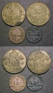 London Coins : A178 : Lot 2066 : German East Africa (12) 20 Heller 1916T (2) both Large Crown, curled tip on second L (Obverse A, Rev...