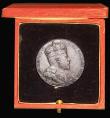 London Coins : A178 : Lot 582 : Coronation of Edward VII 1902 31mm diameter in silver, The Official Royal Mint issue, by G.W. de Sau...