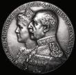 London Coins : A178 : Lot 603 : Duke of Connaught, Governor-General's Medal 1911 51mm diameter in silver by F.Bowcher. Obverse:...
