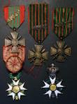 London Coins : A178 : Lot 647 : France (5) Knight in the order of the Legion of Honour GVF with some chips to the enamel, Order of t...