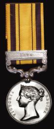 London Coins : A178 : Lot 723 : South Africa Medal awarded to Sapper H. Kenney, R.E, (Royal Engineers), with one clasp, 1879,  EF cl...