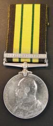London Coins : A178 : Lot 808 : Africa General Service Medal with Somaliland 1908-10 clasp, in silver, awarded to 223585 T.Fortune S...