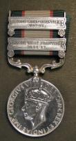 London Coins : A178 : Lot 882 : India General Service Medal, George VI, with 2 clasps, North West Frontier 1936-37 and North West Fr...