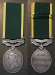 London Coins : A178 : Lot 896 : World War II - War Medal 1939-1945 and Efficiency Medal Australia George VI (Type Aa), a pair awarde...