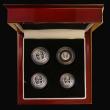 London Coins : A178 : Lot 956 : Maundy Set Fantasy 1936 Edward VIII in silver Lustrous UNC in a London Mint Office box with certific...