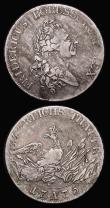 London Coins : A179 : Lot 1096 : German States - Prussia (2) Thaler 1775A KM#332.1 Near Fine, Half Thaler 1751B KM#254.3 Near Fine ex...
