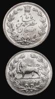 London Coins : A179 : Lot 1136 : Iran 5000 Dinars (5 Kran) SH1320 KM#976 (2) NEF and EF both with some light hairlines