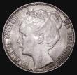 London Coins : A179 : Lot 1200 : Netherlands Gulden 1906 KM#122.2 Near EF and lightly toned, the key date in the series and seldom of...